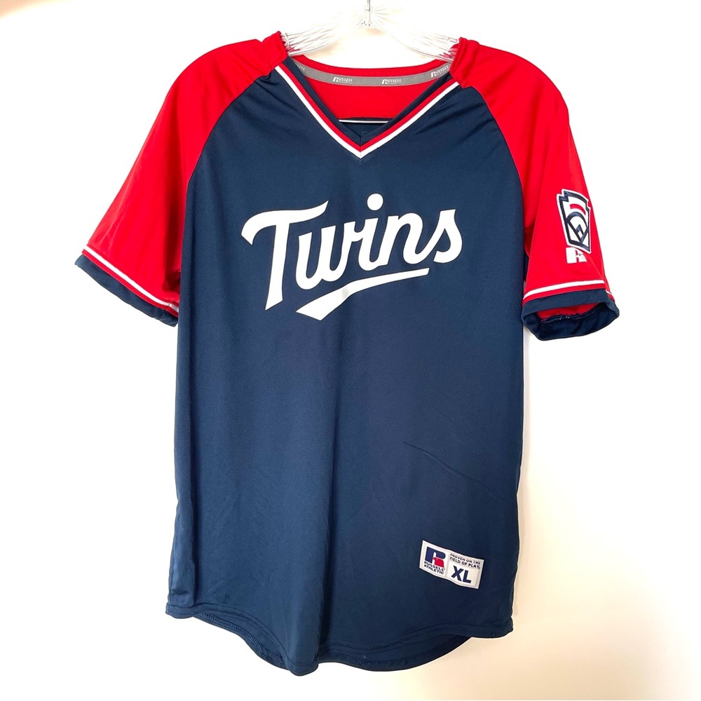 Russell Athletic Twins Kids Jersey - Red and Navy